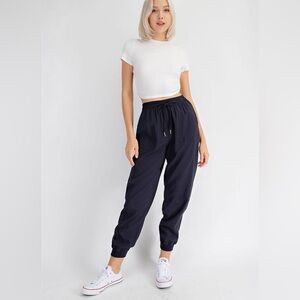 Classic Navy Blue Joggers for Women